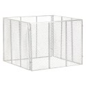 KOMPOSTOWNIK OGRODOWY 100X100X77CM GALWANIZOWANE ŻELAZO