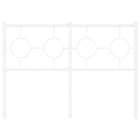 METALOWE WEZGŁOWIE BIAŁE 120CM