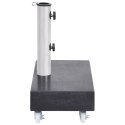 STOJAK POD PARASOL CZARNY 45X25X8CM GRANITOWY