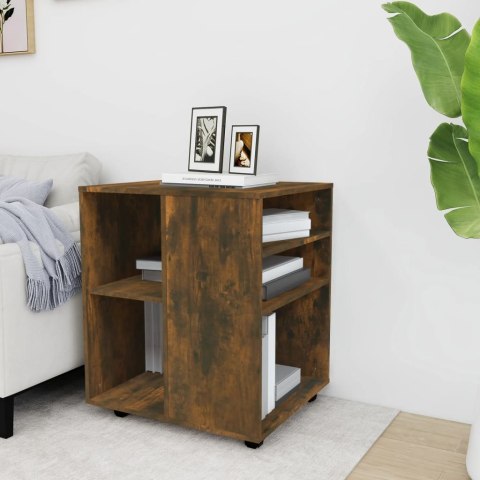 SZAFKA NA KÓŁKACH PRZYDYMIONY DĄB 60X53X72CM