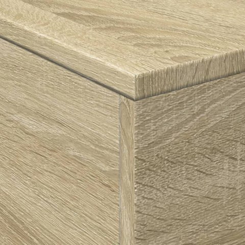 STOLIK KAWOWY Z PODŚWIETLENIEM LED DĄB SONOMA 50X50X40CM