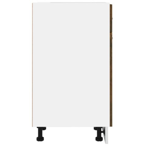 DOLNA SZAFKA Z SZUFLADĄ PRZYDYMIONY DĄB 30X46X81,5CM