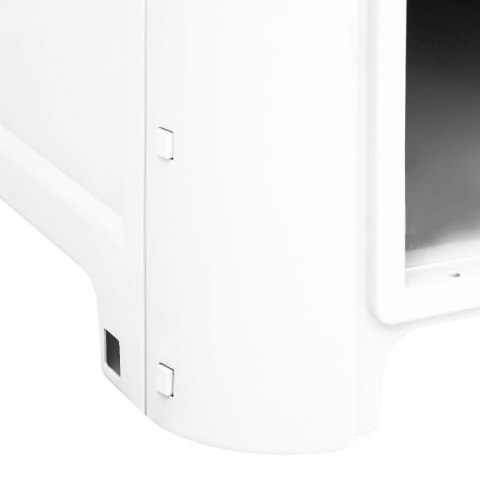 BUDA DLA PSA SZARA 59X75X66CM POLIPROPYLEN