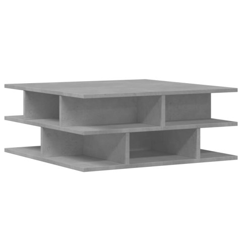 STOLIK KAWOWY SZAROŚĆ BETONU 70X70X29CM