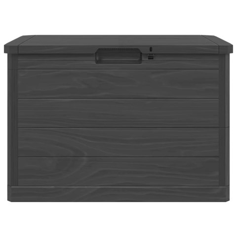 OGRODOWA SKRZYNIA NA PODUSZKI ANTRACYTOWA 77,5X44,5X53CM PP