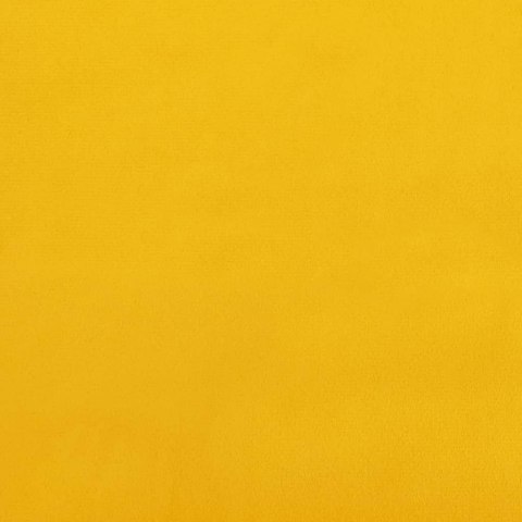 FOTEL BUJANY NA DREWNIANYCH NOGACH Z PODNÓŻKIEM ŻÓŁTY