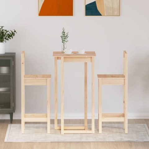 3-CZ. ZESTAW MEBLI BAROWYCH LITE DREWNO SOSNOWE