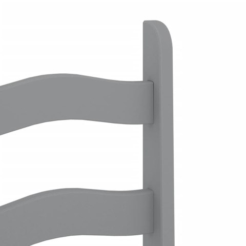 KRZESŁA STOŁOWE CORONA 2 SZT. SZARE 42X47X107CM SOSNOWE