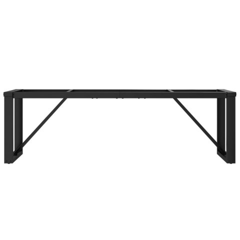 CZWOROKĄTNE NOGI DO STOLIKA KAWOWEGO 140X30X43CM ŻELIWO