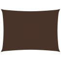 ŻAGIEL PRZECIWSŁONECZNY OGRODOWY WODOODPORNY MARKIZA TARAS PROSTOKĄT 2,5X3,5M BRĄZOWY