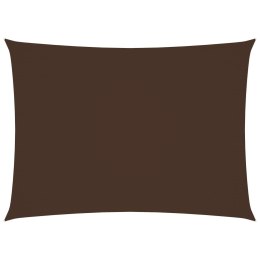 ŻAGIEL PRZECIWSŁONECZNY OGRODOWY WODOODPORNY MARKIZA TARAS PROSTOKĄT 2,5X3,5M BRĄZOWY