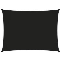 ŻAGIEL PRZECIWSŁONECZNY OGRODOWY WODOODPORNY MARKIZA TARAS PROSTOKĄT 2,5X4M CZARNY