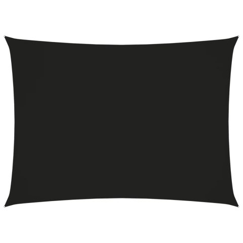 ŻAGIEL PRZECIWSŁONECZNY OGRODOWY WODOODPORNY MARKIZA TARAS PROSTOKĄT 2,5X4M CZARNY