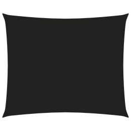 ŻAGIEL PRZECIWSŁONECZNY OGRODOWY WODOODPORNY MARKIZA TARAS PROSTOKĄT 3X4M CZARNY