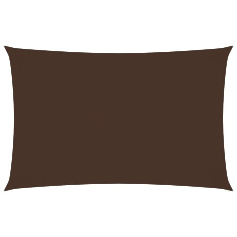 ŻAGIEL PRZECIWSŁONECZNY WODOODPORNY OGRODOWY MARKIZA TARAS 5X8M BRĄZOWY
