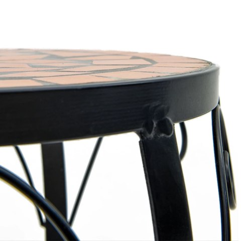 STOLIKI NA KWIATY 3 SZT. CERAMICZNE TERAKOTA