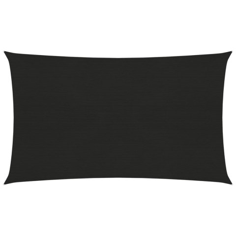 ŻAGIEL PRZECIWSŁONECZNY OGRODOWY MARKIZA TARAS 160G/M² CZARNY 3X6M