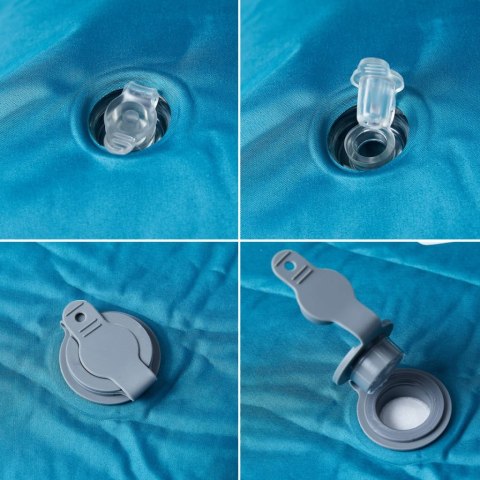 MATERAC SAMOPOMPUJĄCY TURYSTYCZNY ULTRALEKKI WBUDOWANA PODUSZKA ZWIJANA MATA