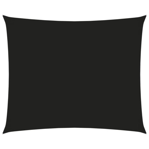ŻAGIEL PRZECIWSŁONECZNY OGRODOWY WODOODPORNY MARKIZA TARAS PROSTOKĄT 4X5M CZARNY