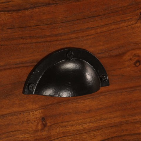 KREDENS Z LITEGO DREWNA AKACJOWEGO 115X35X86CM