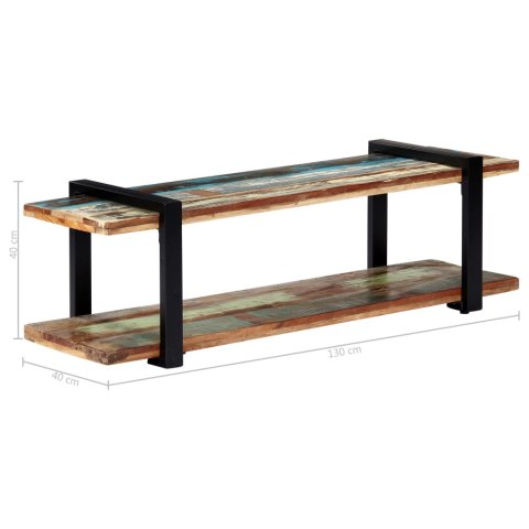 SZAFKA POD TV 130X40X40CM DREWNO Z ODZYSKU