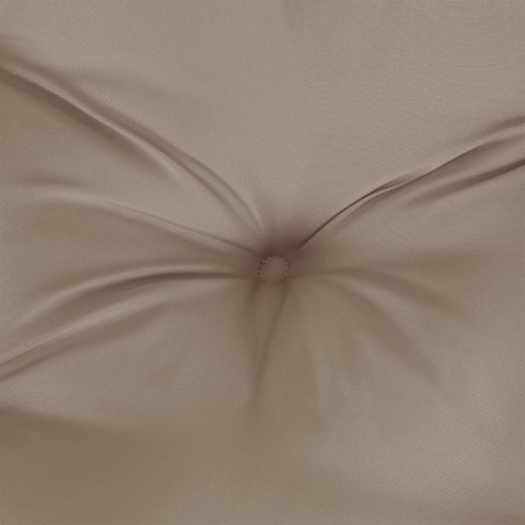 PODUSZKI NA KRZESŁA 2 SZT. TAUPE 40X40X7CM TKANINA