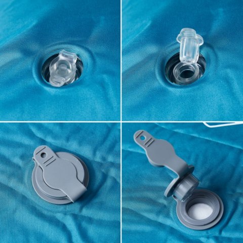 MATERAC SAMOPOMPUJĄCY TURYSTYCZNY ULTRALEKKI WBUDOWANA PODUSZKA ZWIJANA MATA