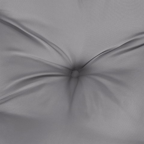 PODUSZKI NA KRZESŁA 6 SZT. SZARE 40X40X7CM TKANINA