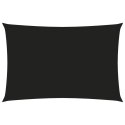ŻAGIEL PRZECIWSŁONECZNY OGRODOWY WODOODPORNY MARKIZA TARAS PROSTOKĄT 4X6M CZARNY