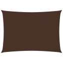ŻAGIEL PRZECIWSŁONECZNY OGRODOWY WODOODPORNY MARKIZA TARAS PROSTOKĄT 3X4M BRĄZOWY