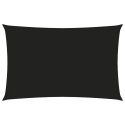 ŻAGIEL PRZECIWSŁONECZNY OGRODOWY WODOODPORNY MARKIZA TARAS PROSTOKĄT 3X6M CZARNY