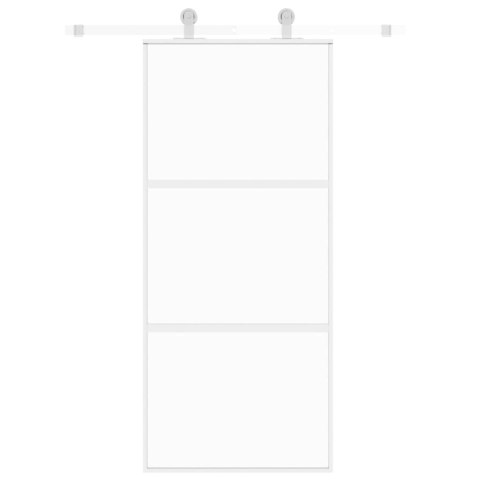 DRZWI PRZESUWNE ZŁOTE 90X205CM SZKŁO HARTOWANE I ALUMINIUM