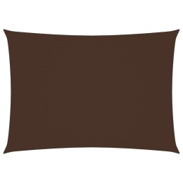 ŻAGIEL PRZECIWSŁONECZNY OGRODOWY WODOODPORNY MARKIZA TARAS PROSTOKĄT 2,5X4M BRĄZOWY