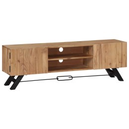 SZAFKA POD TV 140X30X45CM DREWNO AKACJOWE