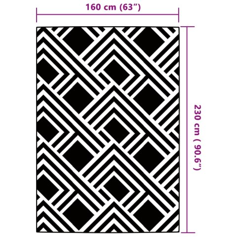 DYWAN NA ZEWNĄTRZ SZARY 160X230CM PP
