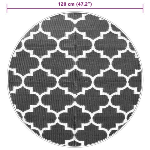 DYWAN NA ZEWNĄTRZ NIEBIESKI Ø120CM PP