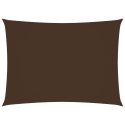 ŻAGIEL PRZECIWSŁONECZNY OGRODOWY WODOODPORNY MARKIZA TARAS PROSTOKĄT 4X5M BRĄZOWY