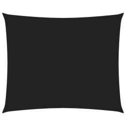 ŻAGIEL PRZECIWSŁONECZNY OGRODOWY WODOODPORNY MARKIZA TARAS PROSTOKĄT 5X6M CZARNY