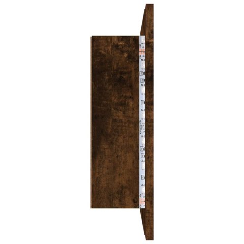 SZAFKA ŁAZIENKOWA Z LUSTREM PRZYDYMIONY DĄB 60X12X45CM