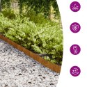 OBRZEŻA TRAWNIKOWE 10 SZT. 10X103CM GIĘTKIE STAL CORTEN