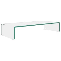PODSTAWKA POD MONITOR TELEWIZOR SZKLANA 70X30X13CM