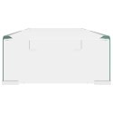 PODSTAWKA POD MONITOR TELEWIZOR SZKLANA 70X30X13CM