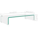 PODSTAWKA POD MONITOR TELEWIZOR SZKLANA 70X30X13CM