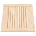DRZWI ŻALUZJOWE DO SZAFKI 4 SZT. 39,5X39,4CM DREWNO SOSNOWE