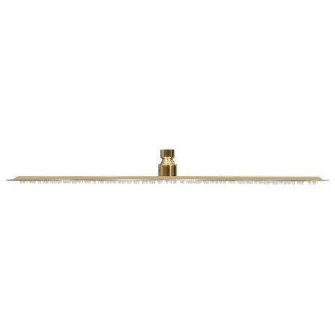 DESZCZOWNICA ZE STALI NIERDZEWNEJ 50CM OKRĄGŁA ZŁOTA