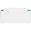 PODSTAWKA POD MONITOR TELEWIZOR SZKLANA 80X30X13CM