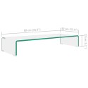 PODSTAWKA POD MONITOR TELEWIZOR SZKLANA 80X30X13CM