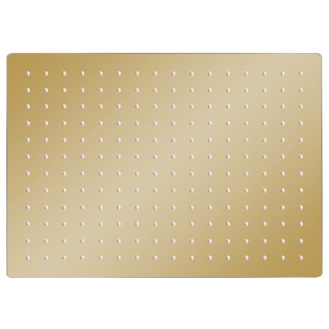 DESZCZOWNICA ZE STALI NIERDZEWNEJ 40X30CM PROSTOKĄTNA ZŁOTA