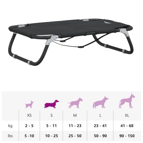 LEGOWISKO DLA PSA DO 11KG ŁÓŻKO POLOWE SKŁADANE TKANINA OXFORD I STAL