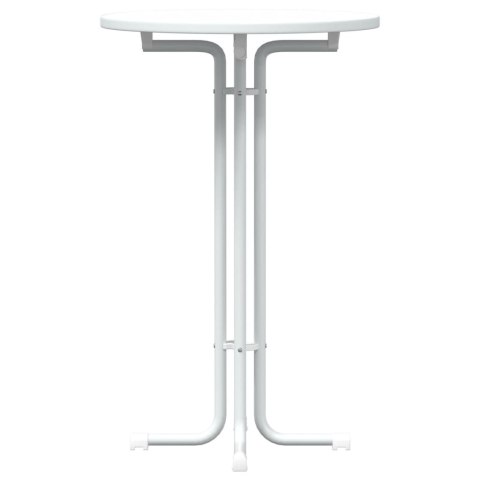 STÓŁ JADALNIANY BIAŁY Ø70X110CM